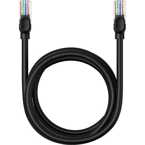 Baseus Kabel sieciowy Baseus Ethernet CAT5, 2m (czarny)