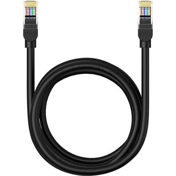 Baseus Kabel sieciowy Baseus Ethernet CAT5, 2m (czarny)