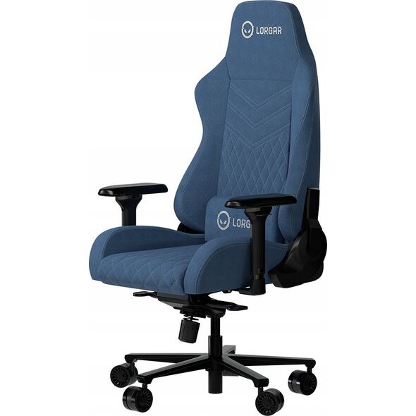 Fotel Lorgar LORGAR Ace 422, Gaming chair, Anti-stain durable fabric, 1.8 mm metal frame, multiblock mechanism, 4D armrests, 5 Star aluminium base, Class-4 gas lift, 75mm PU casters, Blue
