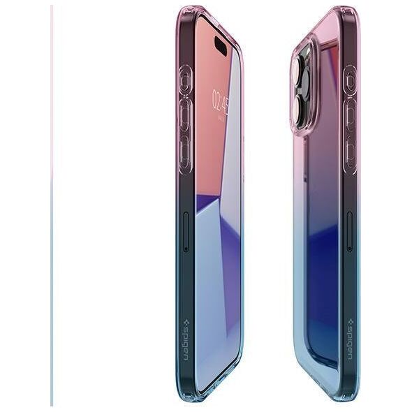 Spigen Spigen Liquid Crystal iPhone 15 Pro 6.1" gradation pink