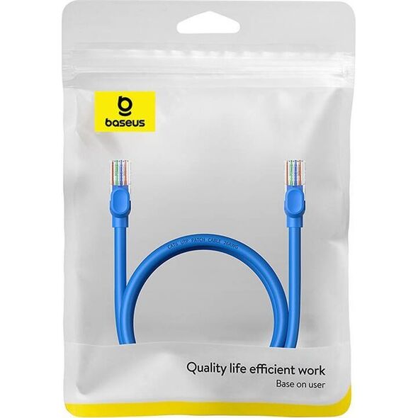 Baseus Kabel sieciowy Baseus Ethernet RJ45, Cat.6, 1m (niebieski)