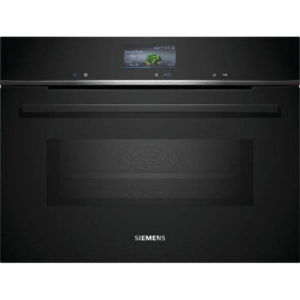 Piekarnik Siemens Piekarnik kompaktowy z mikrofalą Siemens CM776GKB1 60 cm 45 l Home Connect