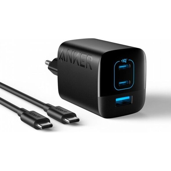 Ładowarka Anker Ładowarka 336 67W 1xUSB-A 2xUSB-C Czarna
