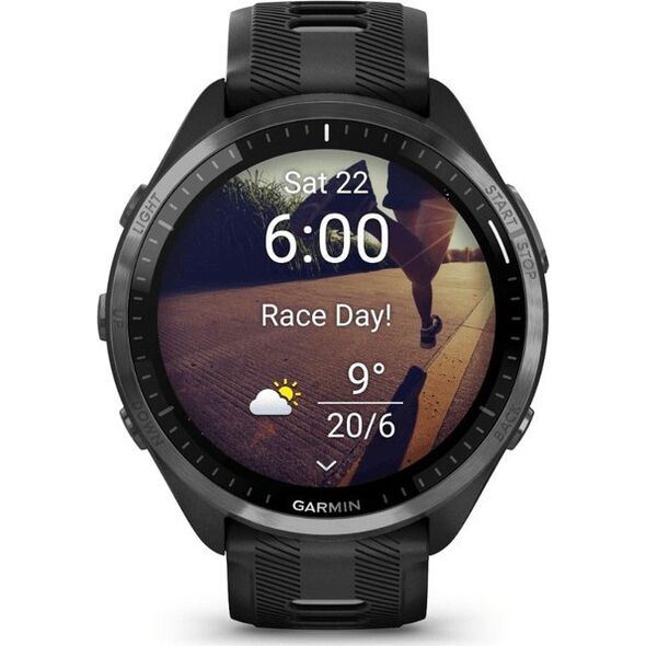 Zegarek sportowy Garmin Smartwatch sportowy Garmin Forerunner 965 Czarny Szary Tytan DLC 010-02809-10