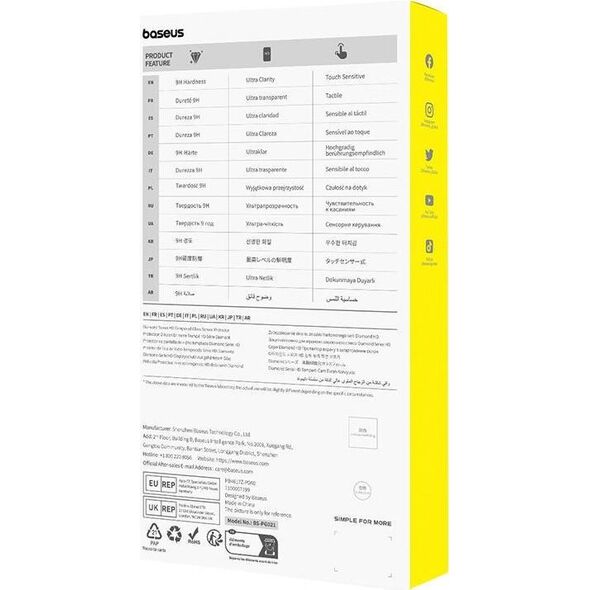 Baseus Szkło hartowane Baseus Diamond dla Samsung A03S