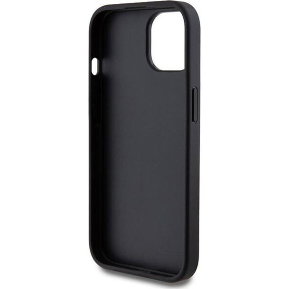 Guess Guess GUHCP15SHG4SGK iPhone 15 6.1" czarny/black hardcase Glitter Script Big 4G