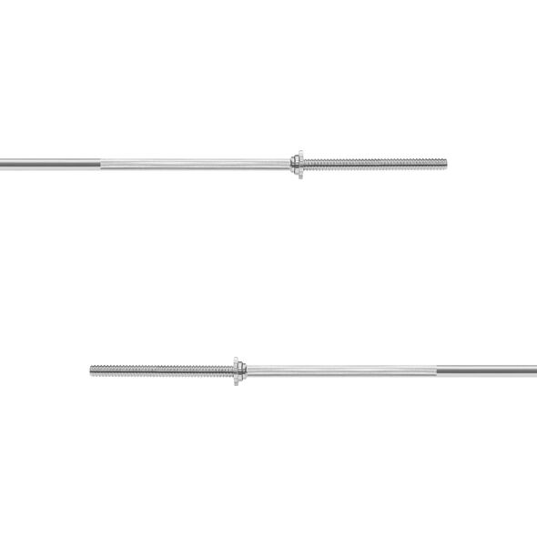 Rebel Gryf prosty stalowy chromowany gwintowany zaciski sztanga 180cm 24mm Rebel