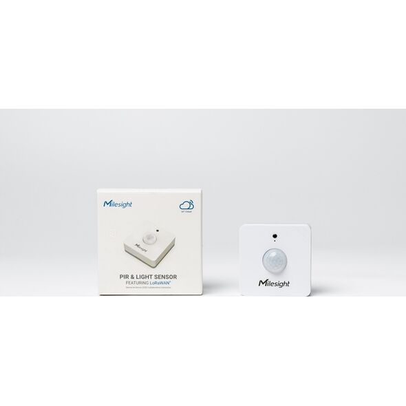 MILESIGHT Milesight WS202 Czujnik Ruchu (PIR ) oraz obecności światła w technologii LoraWan Zasięg pomiaru do 8 metrów