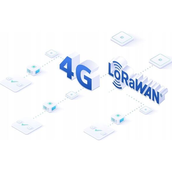 MILESIGHT Milesight UC300-L05EU Bramka IoT w technologii LTE do odczytu innych interfejsów przemysłowych RS232 RS485 4*DI 2*DO 4*AI 2*PT100 MODBUS RTU TCP UDP AWS MQTT