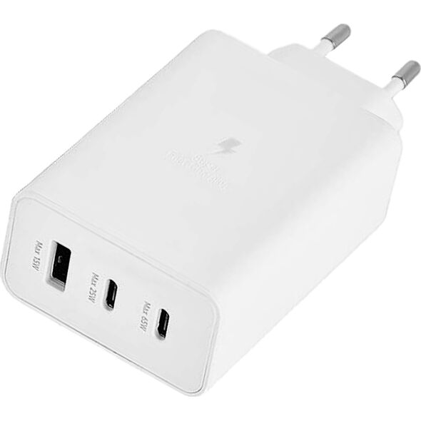 Ładowarka Denmen ŁADOWARKA SIECIOWA PD 2xUSB-C 1xUSB DENMEN EP-T6530 65W BIAŁA BULK (45)