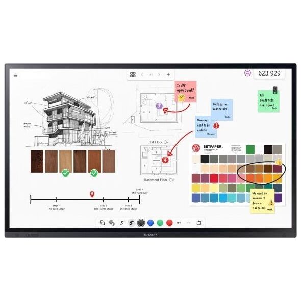 System interaktywny Sharp PN-LA752 75IN IWB UHD 500