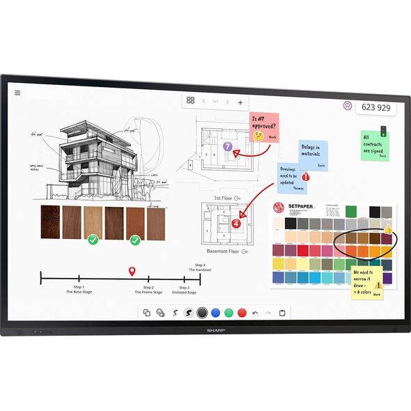 System interaktywny Sharp PN-LA752 75IN IWB UHD 500