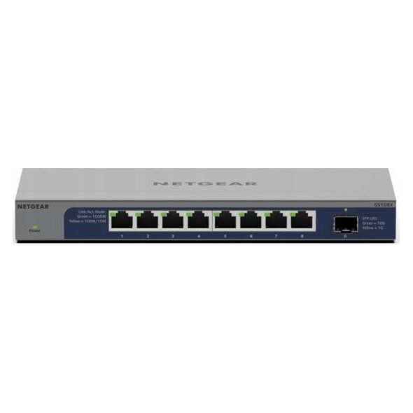 Switch NETGEAR Netgear 8Port Switch 1G/10G GS108X GS108X Unmanaged Switch, 8x1G Port + 1x 10G SFP+
