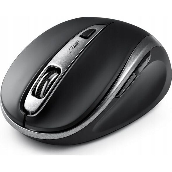 Mysz Perixx Mysz bezprzewodowa Perixx PERIMICE-721 optyczna 1600dpi 2.4 GHz, czarna, silent, cicha, bezklikowa