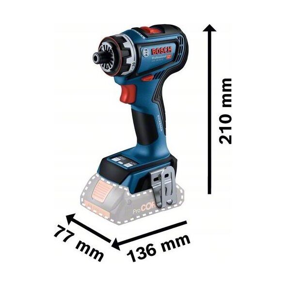 Bosch BOSCH. GSR 18V-90 FC SCREWDRIVE 2x4.0Ah PROCORE 2xGFA LB