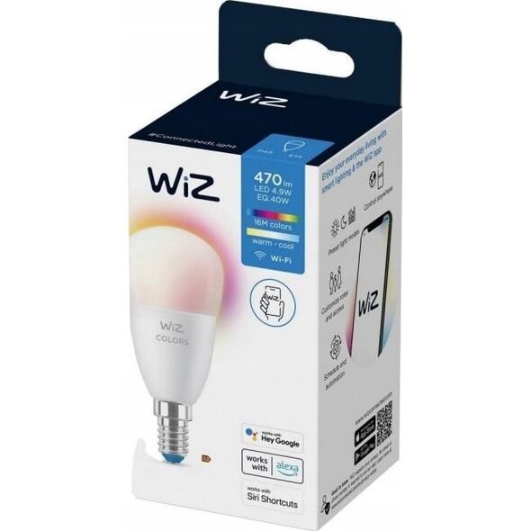 WiZ WiZ,Luster E14,4,9W,2200-6500 (RGB),P45,E14,1 pcs lightsource