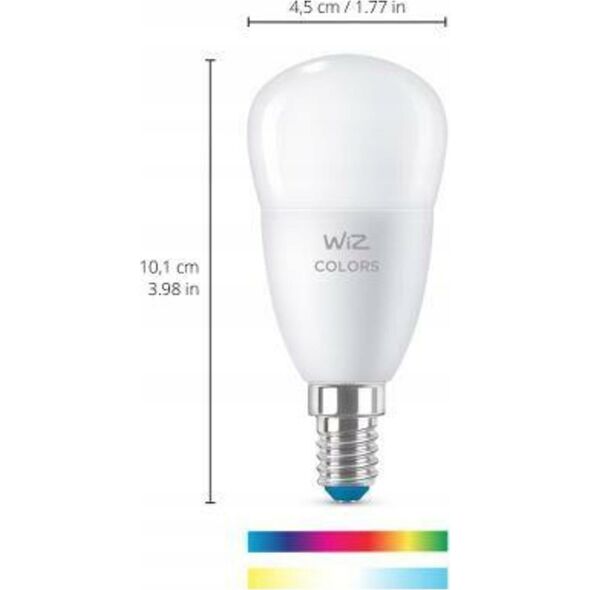 WiZ WiZ,Luster E14,4,9W,2200-6500 (RGB),P45,E14,1 pcs lightsource