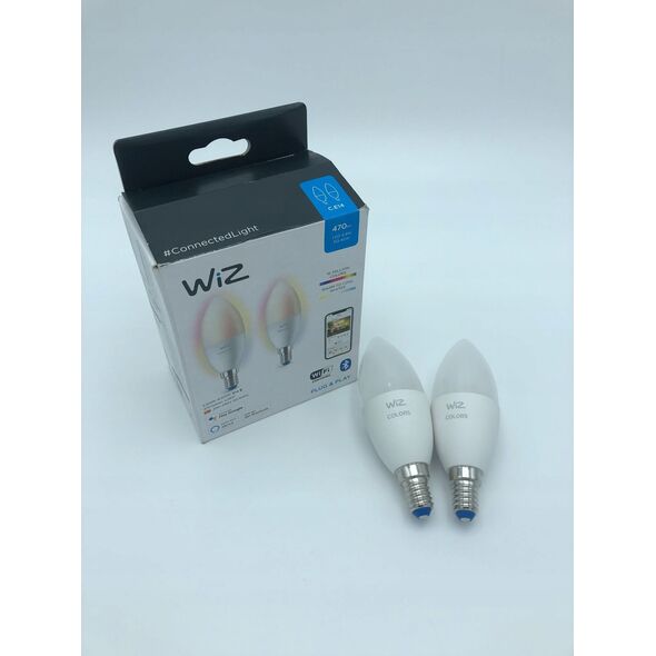 WiZ WiZ,Candle,4,9W,2200-6500 (RGB),C37,E14,2 pcs lightsource