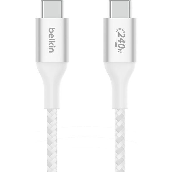 Kabel USB Belkin USB-C - USB-C 2 m Biały (CAB015bt2MWH)