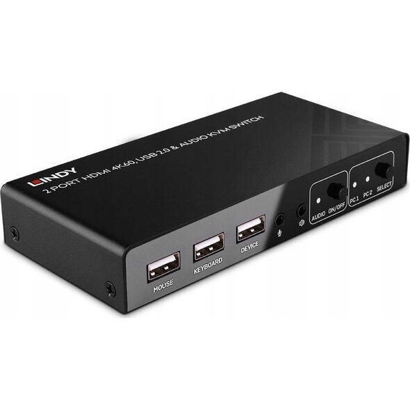 Adapter USB Lindy Adap Lindy Switch KVM 2-port