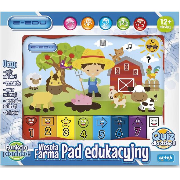 Artyk Pad edukacyjny - Wesoła farma E-Edu