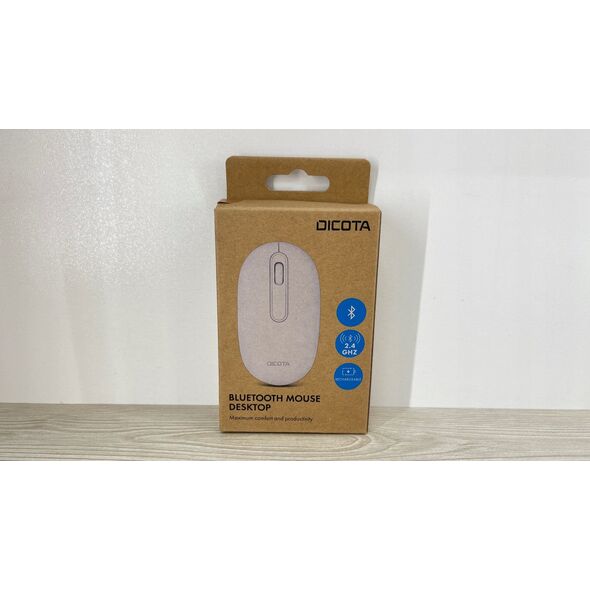 Mysz Dicota DICOTA Wireless Mouse BT/2.4G DESKTOP white