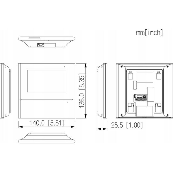 Dahua Technology Monitor wideodomofonu DAHUA VTH2611L-WP