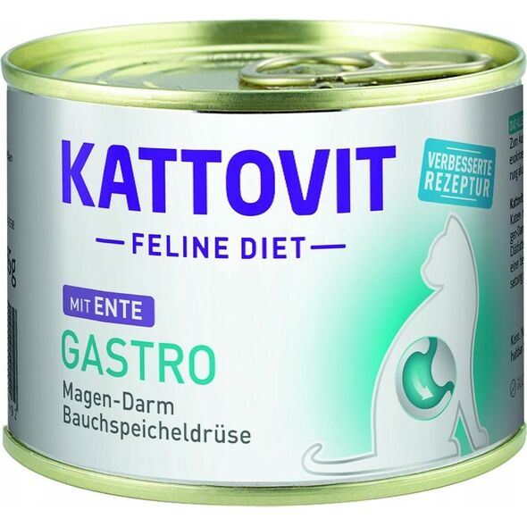 Kattovit KATTOVIT Gastro kaczka - puszka 185g karma dla kota