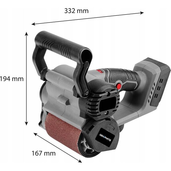 Graphite Satyniarka akumulatorowa Energy+ 18V