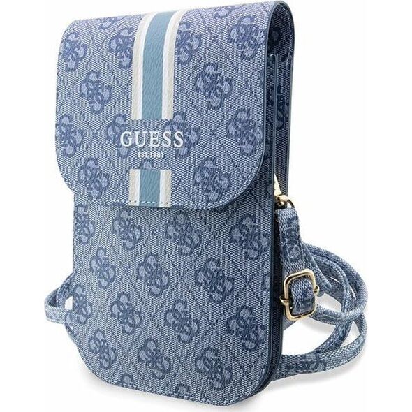 Guess Guess 4G Stripes - Torebka crossbody na telefon (niebieski)