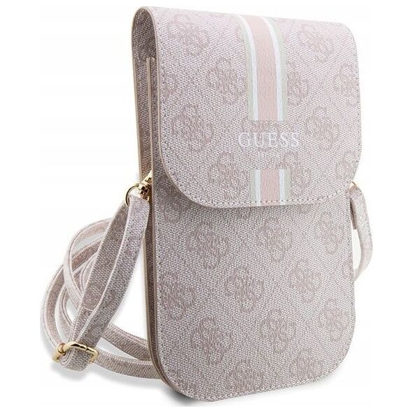 Guess Guess 4G Stripes - Torebka crossbody na telefon (różowy)