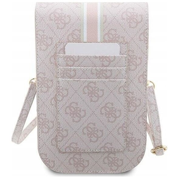 Guess Guess 4G Stripes - Torebka crossbody na telefon (różowy)