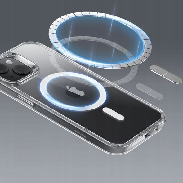 ESR Etui ESR Classic Hybrid Halolock z MagSafe na iPhone 15 - przezroczyste