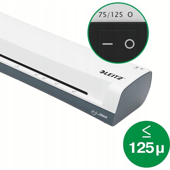 Laminator Leitz Lamineringsmaskine iLAM Home A4 hvid