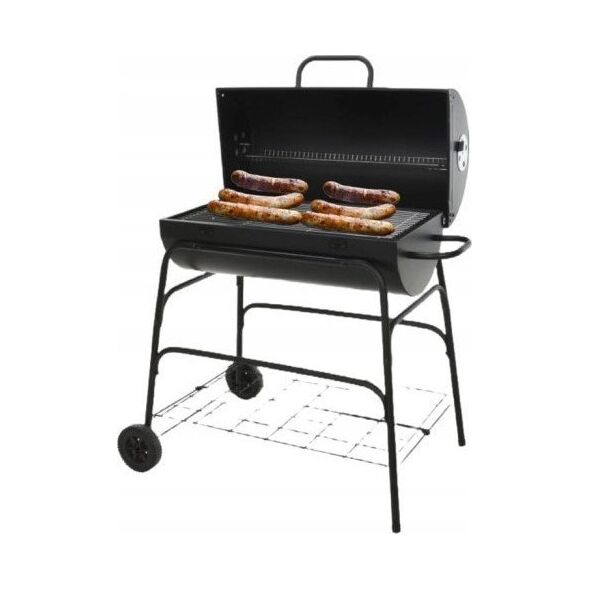 Koopman Grill węglowy cylindryczny na kółkach czarny 100 cm
