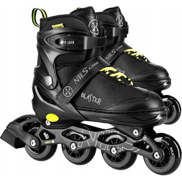 Rolki Nils Extreme NA18168A ŁYŻWOROLKI BLASTER CZARNE ROZM.M (35-38) NILS EXTREME