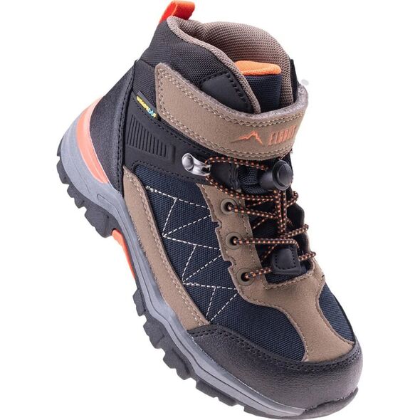 Elbrus Dziecięce buty Elbrus Alven Mid Wp Jr black/navy/brown/orange rozmiar 30