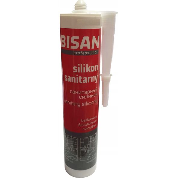 Bisan SILIKON SANITARNY BEZBARWNY 300ML (KARTUSZ) [12]