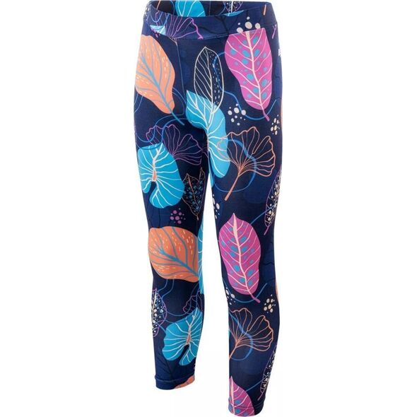 Bejo Dziecięce legginsy Bejo Pike KDG navy tropical leaves rozmiar 110
