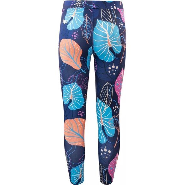 Bejo Dziecięce legginsy Bejo Pike KDG navy tropical leaves rozmiar 110