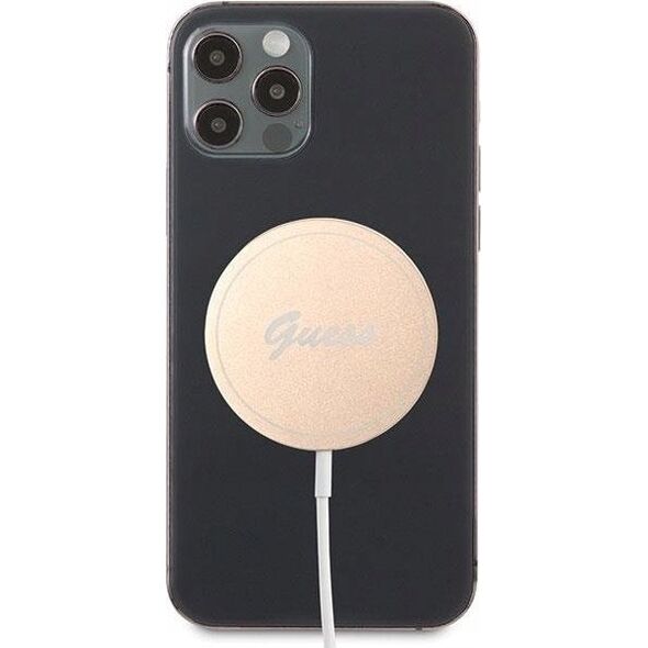 Ładowarka Guess Ładowarka indukcyjna Guess GUCBMSLRD USB-C 15W MagSafe złoty/gold