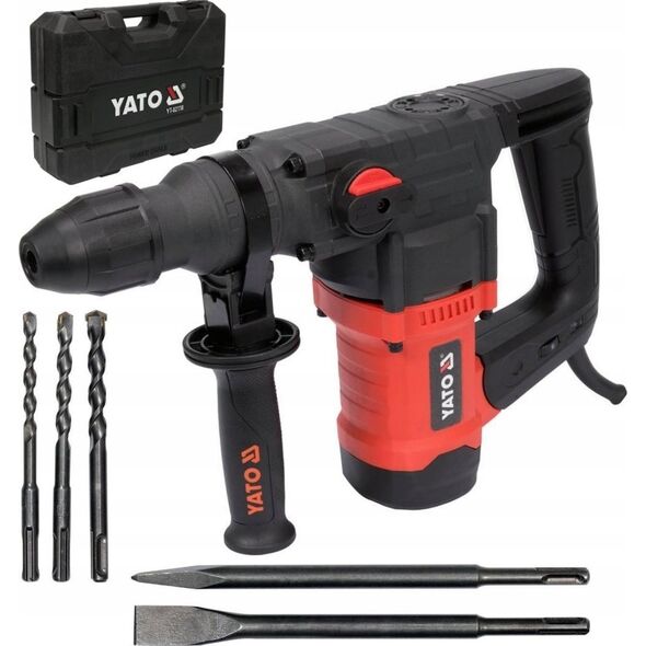 Młotowiertarka Yato MÅOT SDS+ 1100W, 3 FUNKCJE + WIERTÅA I DÅUTA