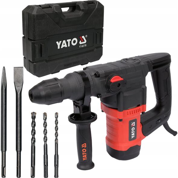 Młotowiertarka Yato MÅOT SDS+ 1100W, 3 FUNKCJE + WIERTÅA I DÅUTA