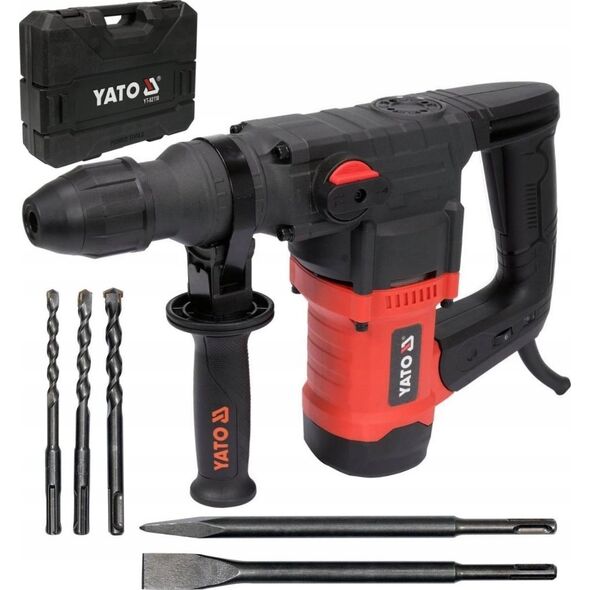 Młotowiertarka Yato MÅOT SDS+ 1100W, 3 FUNKCJE + WIERTÅA I DÅUTA