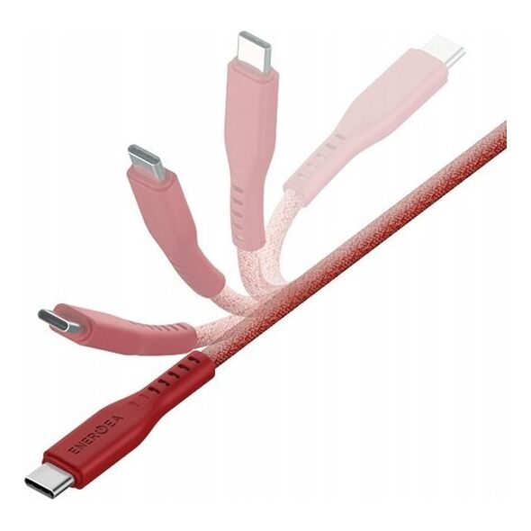 Kabel USB Energea USB-C - USB-C 1.5 m Czerwony