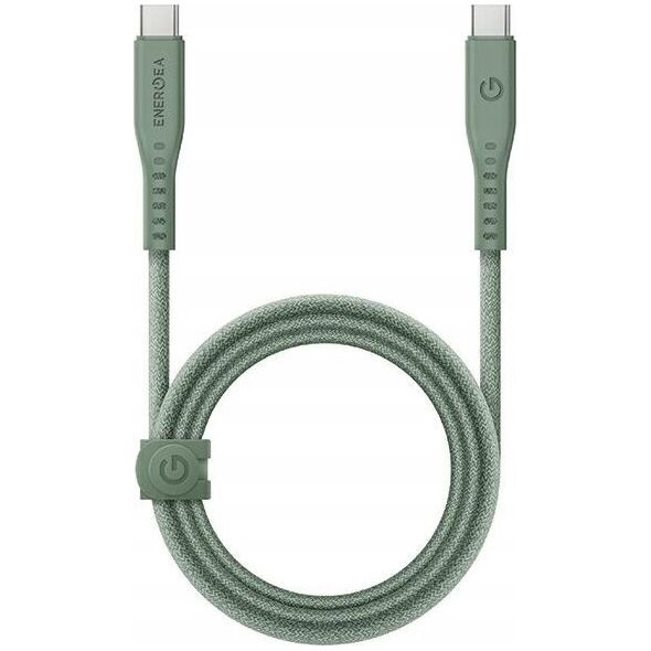 Kabel USB Energea USB-C - USB-C 1.5 m Zielony