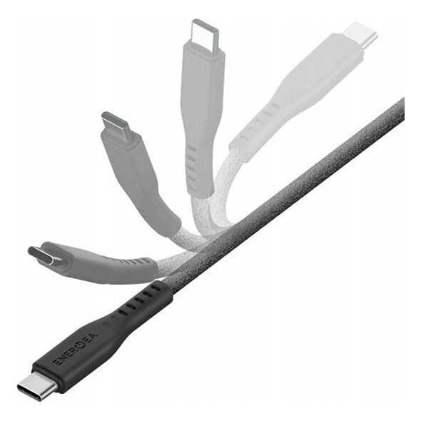 Kabel USB Energea USB-C - USB-C 1.5 m Czarny