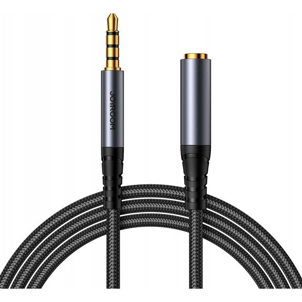 Kabel Joyroom Kabel audio Joyroom SY-A09 mini jack 3.5mm żeński / AUX mini jack 3.5mm męski 1.2 m czarny