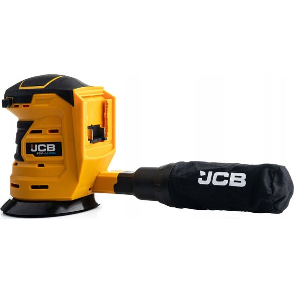 Szlifierka JCB JCB SZLIFIERKA MIMOŚRODOWA 18V 125mm  1x2,0Ah TORBA