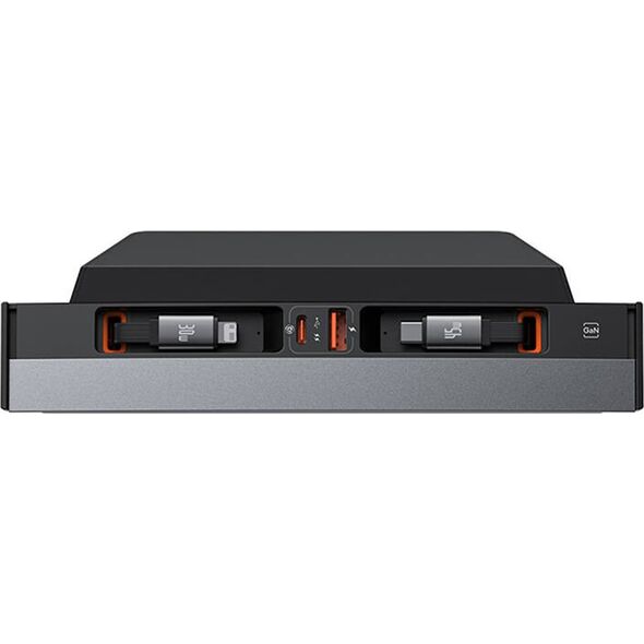Baseus Hub Baseus T-Space z kablem USB-C do Lightning dla Tesla (czarny)